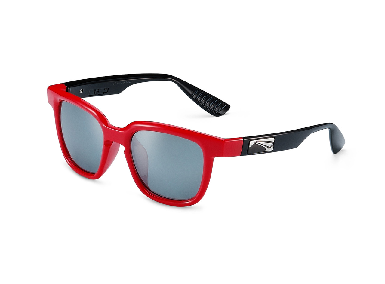 JAZZ Gloss Red Gloss Black Silver Smoke Lenses