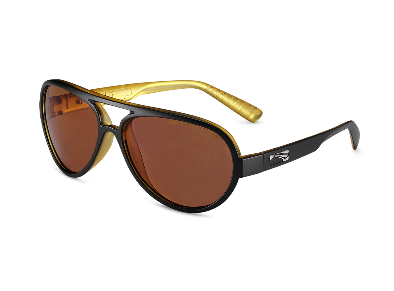 MOBE Matt Black Mustard Brown Lenses