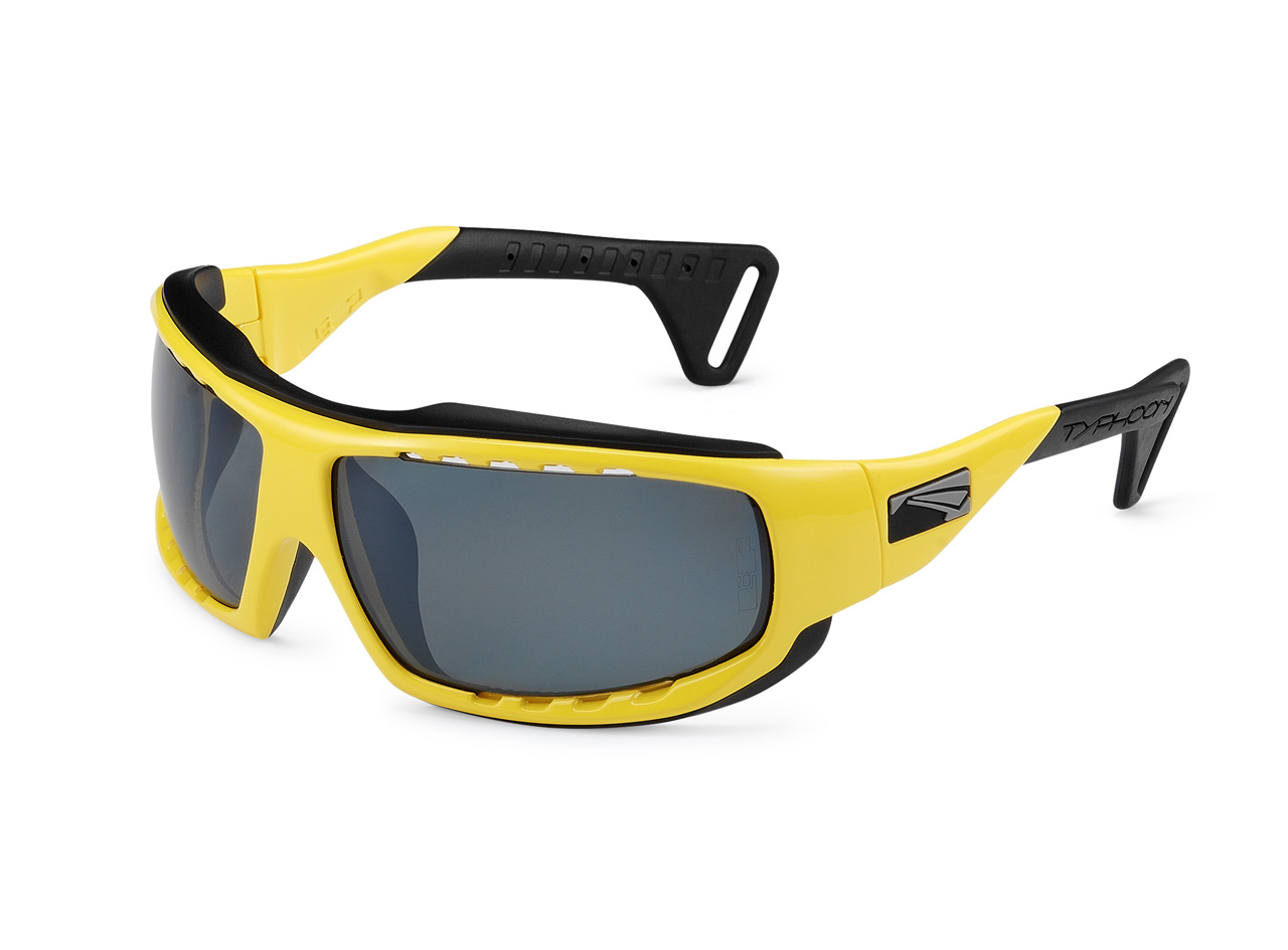 TYPHOON UP - GLOSS YELLOW - BLACK - SMOKE LENSES