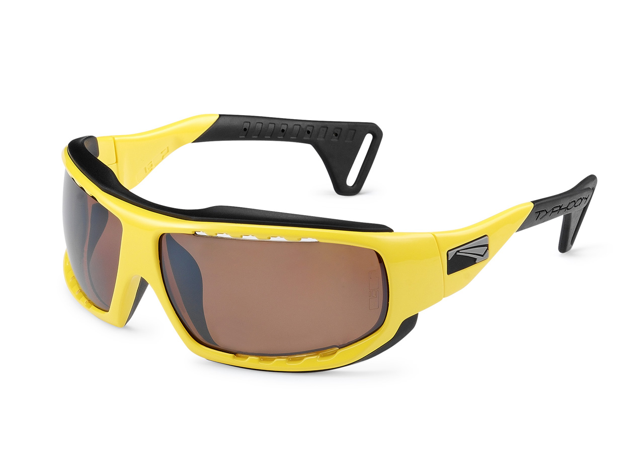 TYPHOON UP - GLOSS YELLOW - BLACK - BROWN LENSES