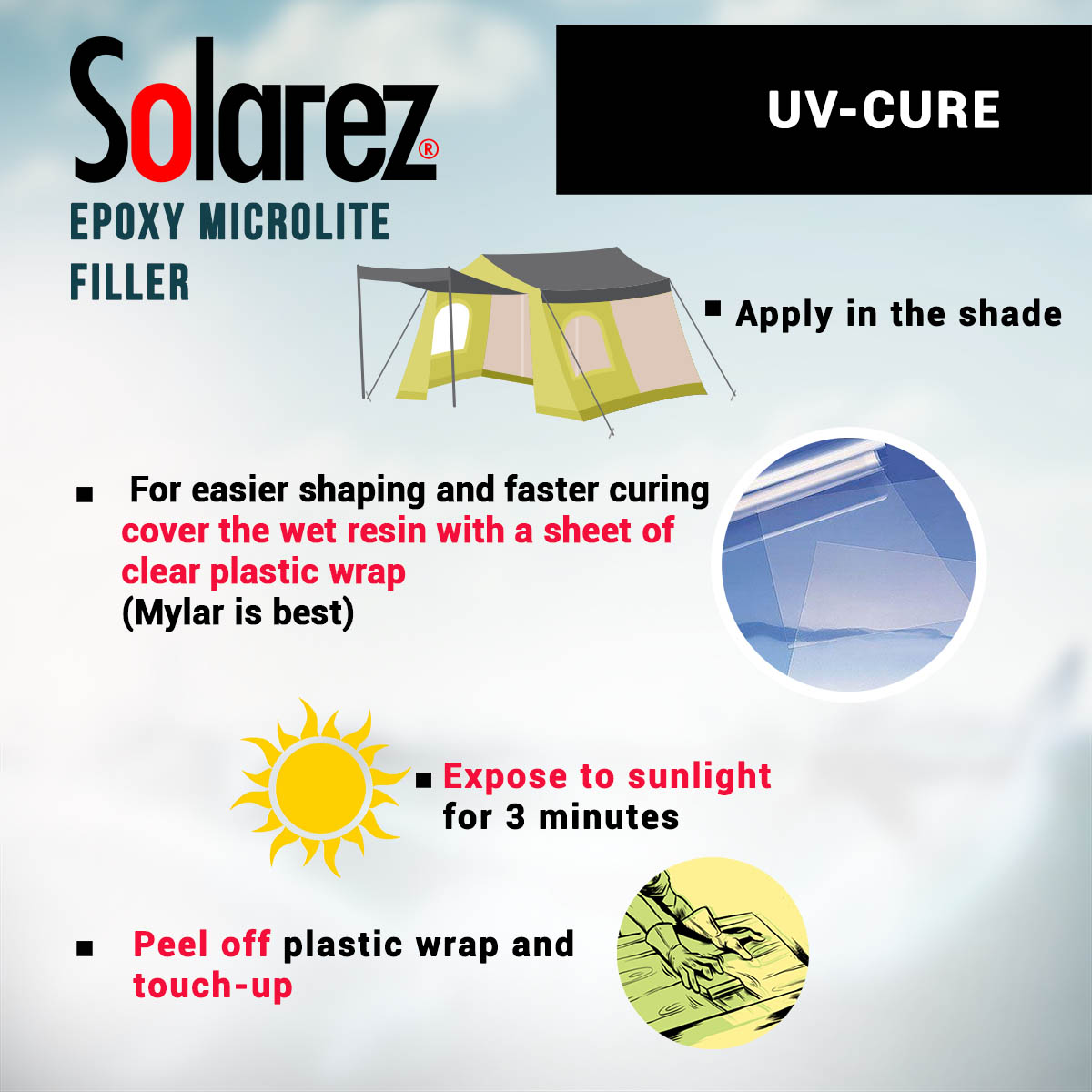 Reparador De Epoxy Microlite - Solarez